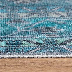 Top Square Tapis Marlai - Polyester - Vert -Tapis Soldes Boutique 1000329923 220307 070 DETAILS P000000001000329923