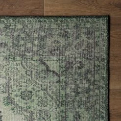Top Square Tapis Maripa - Polyester - Vert -Tapis Soldes Boutique 1000329926 220307 030 DETAILS P000000001000329926