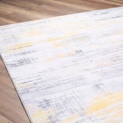 Top Square Tapis Funk IV - Polyester - Jaune -Tapis Soldes Boutique 1000329927 220307 050 DETAILS P000000001000329927
