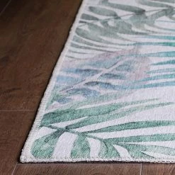 Top Square Tapis Funk III - Polyester - Bleu / Blanc -Tapis Soldes Boutique 1000329928 220307 050 DETAILS P000000001000329928