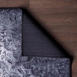 Top Square Tapis Mailisa - Polyester - Gris -Tapis Soldes Boutique 1000329932 220307 040 DETAILS P000000001000329932