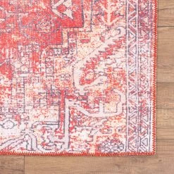 Top Square Tapis Pisco - Polyester - Rouge -Tapis Soldes Boutique 1000329934 220307 030 DETAILS P000000001000329934