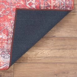 Top Square Tapis Pisco - Polyester - Rouge -Tapis Soldes Boutique 1000329934 220307 040 DETAILS P000000001000329934