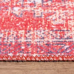 Top Square Tapis Pisco - Polyester - Rouge -Tapis Soldes Boutique 1000329934 220307 070 DETAILS P000000001000329934