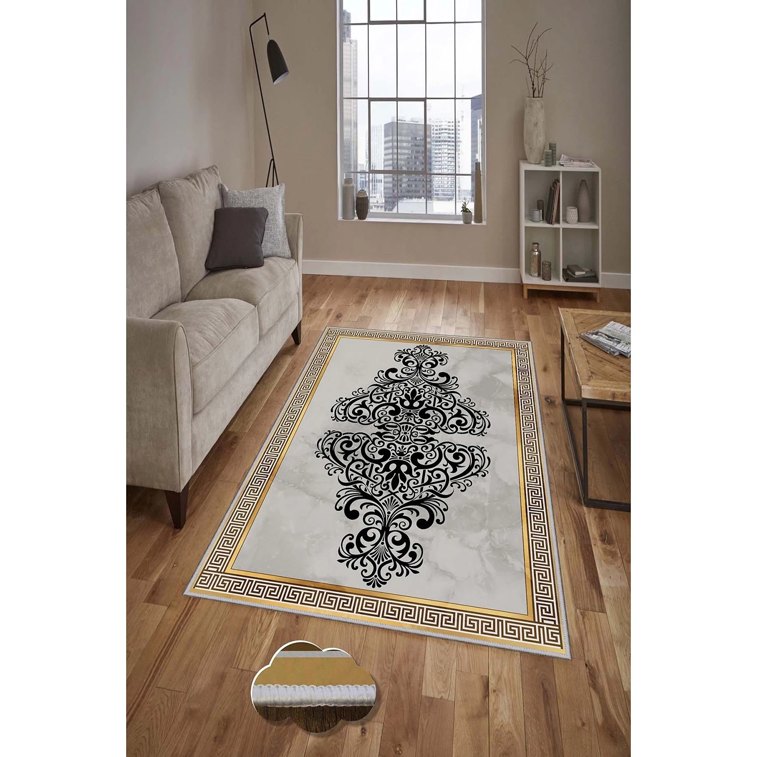 Top Square Tapis Maui - Polyester - Multicolore 4 Top Square Tapis Maui - Polyester - Multicolore – Image 2