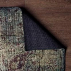 Top Square Tapis Perlach - Polyester - Vert -Tapis Soldes Boutique 1000329945 220318 031 DETAILS P000000001000329945