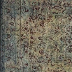 Top Square Tapis Perlach - Polyester - Vert -Tapis Soldes Boutique 1000329945 220318 035 DETAILS P000000001000329945