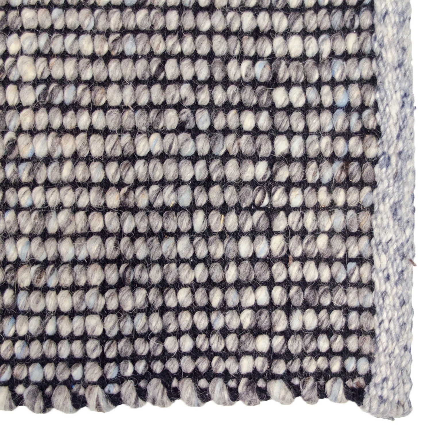 Top Square Tapis Ohio - Laine / Coton - Gris 6 Top Square Tapis Ohio - Laine / Coton - Gris – Image 4