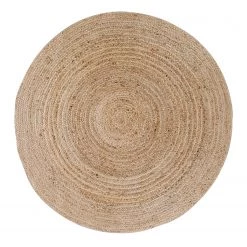 Top Square Tapis Bombay I - Jute - Beige - Diamètre : 150 cm