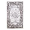Top Square Tapis Havana - Chenille de polyester - Noir / Blanc