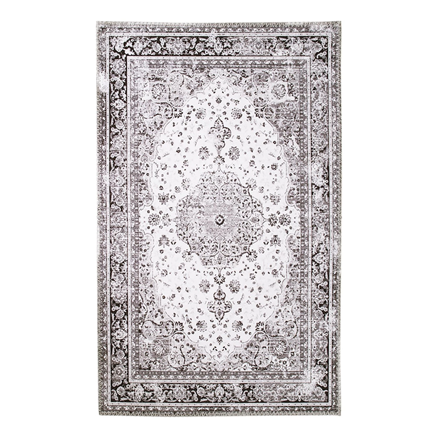 Top Square Tapis Havana - Chenille de polyester - Noir / Blanc 3 Top Square Tapis Havana - Chenille de polyester - Noir / Blanc
