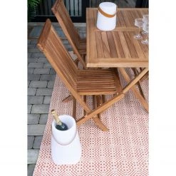 Top Square Tapis Ibiza - PET (Polytéréphtalate d'éthylène) recyclé - Corail -Tapis Soldes Boutique 1000336301 220224 021 MOOD DETAILS P000000001000336301 mood