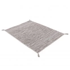 Carpetfine Tapis tissé plat Kelim Azizi - Coton - Beige - 60 x 110 cm -Tapis Soldes Boutique 1000336581 220225 040 DETAILS P000000001000336581