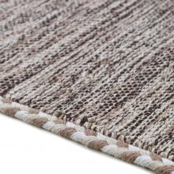 Carpetfine Tapis tissé plat Kelim Azizi - Coton - Beige - 60 x 110 cm -Tapis Soldes Boutique 1000336581 220225 050 DETAILS P000000001000336581