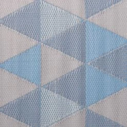 Butlers Tapis extérieur COLOUR CLASH DREIECKE - Polypropylène / Matériaux recyclés - Bleu pastel -Tapis Soldes Boutique 1000338249 220228 030 DETAILS P000000001000338249