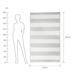 Butlers Tapis int. / ext. STREIFEN I - Polypropylène / Matériaux recyclés - Gris -Tapis Soldes Boutique 1000338250 220228 500 SKETCH DETAILS P000000001000338250 sketch