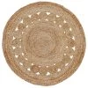 Butlers Tapis ALL NATURE II - Chanvre - Beige - Diamètre : 110 cm -Tapis Soldes Boutique 1000338252 220225 010 IMAGE P000000001000338252