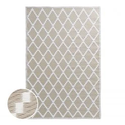 Butlers Tapis int. / ext. RAUTEN II - Polypropylène - Naturel - 118 x 180 cm