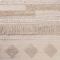 Butlers Tapis de couloir ALL NATURE IV - Coton - Crème / Noir -Tapis Soldes Boutique 1000338271 220225 030 DETAILS P000000001000338271