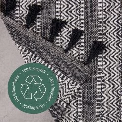 Butlers Tapis int. / ext. DEJA VU III - PET - Noir / Blanc 13 Butlers Tapis int. / ext. DEJA VU III - PET - Noir / Blanc -Tapis Soldes Boutique 1000338275 220228 040 DETAILS P000000001000338275