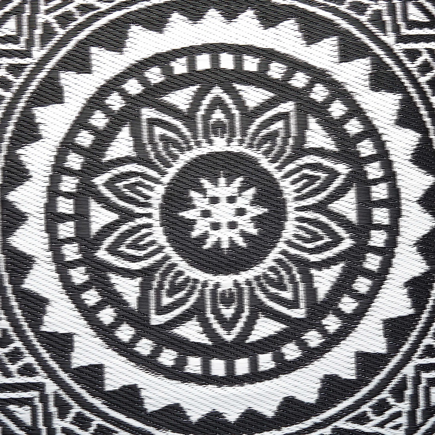 Butlers Tapis int. / ext. MOSAIK III - Polypropylène - Noir / Blanc 5 Butlers Tapis int. / ext. MOSAIK III - Polypropylène - Noir / Blanc – Image 3