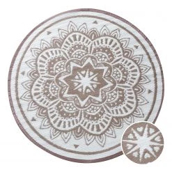 Butlers Tapis int. / ext. Rayures II - Polypropylène - Naturel / Blanc