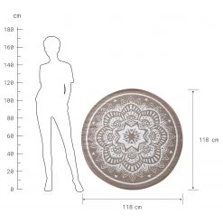 Butlers Tapis int. / ext. Rayures II - Polypropylène - Naturel / Blanc -Tapis Soldes Boutique 1000338315 220726 500 SKETCH DETAILS P000000001000338315 sketch