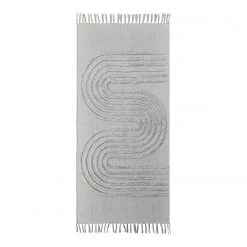 Butlers Tapis de couloir COTTON WAY - Coton - Gris clair