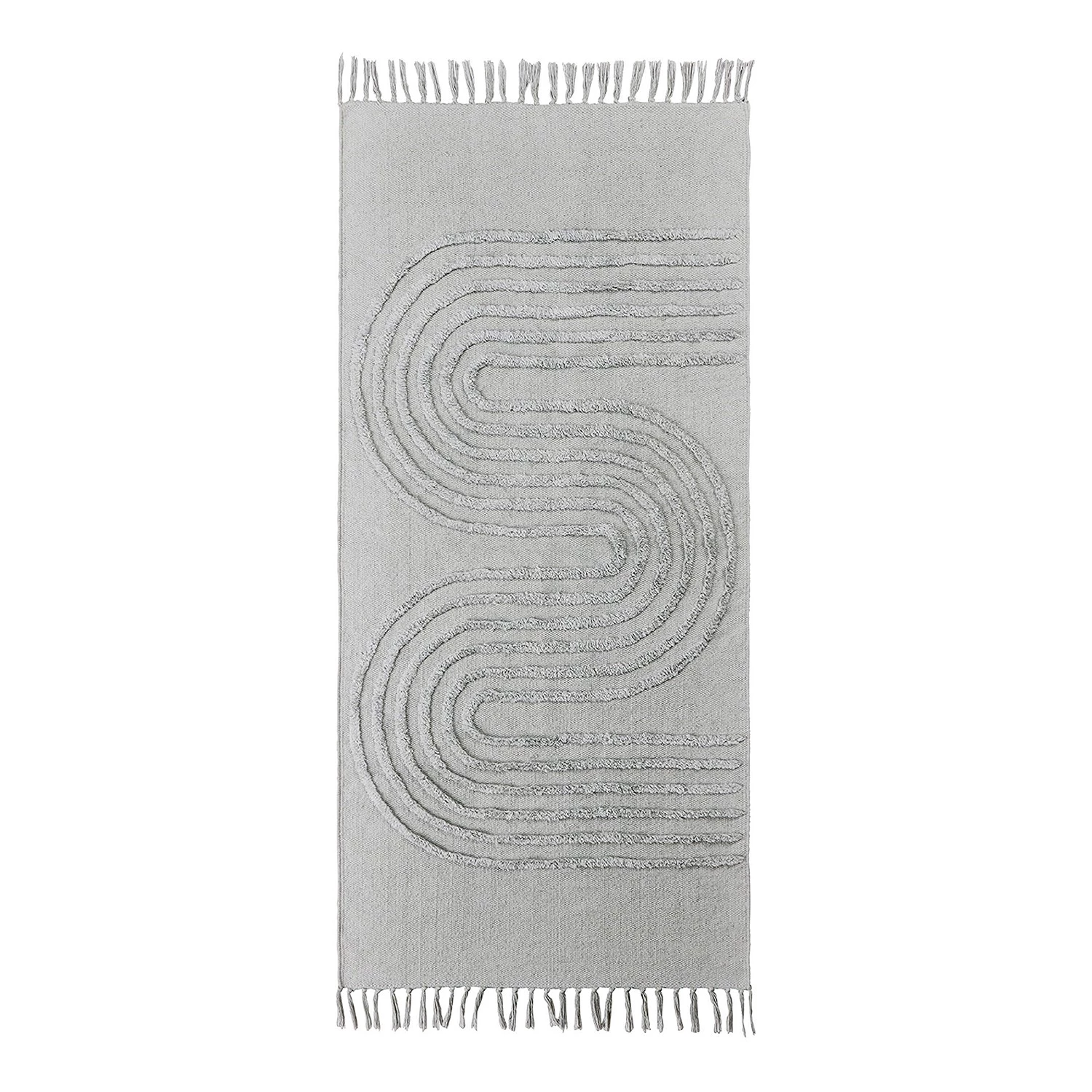 Butlers Tapis de couloir COTTON WAY - Coton - Gris clair 3 Butlers Tapis de couloir COTTON WAY - Coton - Gris clair