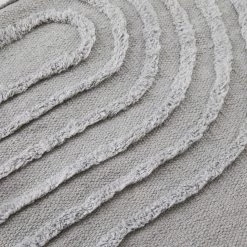 Butlers Tapis COTTON WAY - Coton - Gris clair -Tapis Soldes Boutique 1000338319 220228 040 DETAILS P000000001000338319