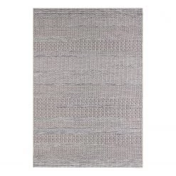 ELLE DECORATION Tapis intérieur / extérieur Marne - Polypropylène - Gris - 194 x 290 cm