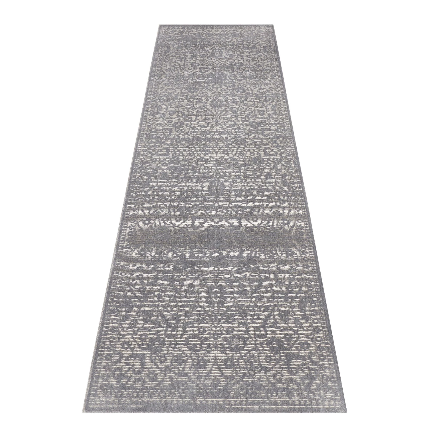 ELLE DECORATION Tapis de couloir Blavet - Viscose / Polyester - Gris 4 ELLE DECORATION Tapis de couloir Blavet - Viscose / Polyester - Gris – Image 2
