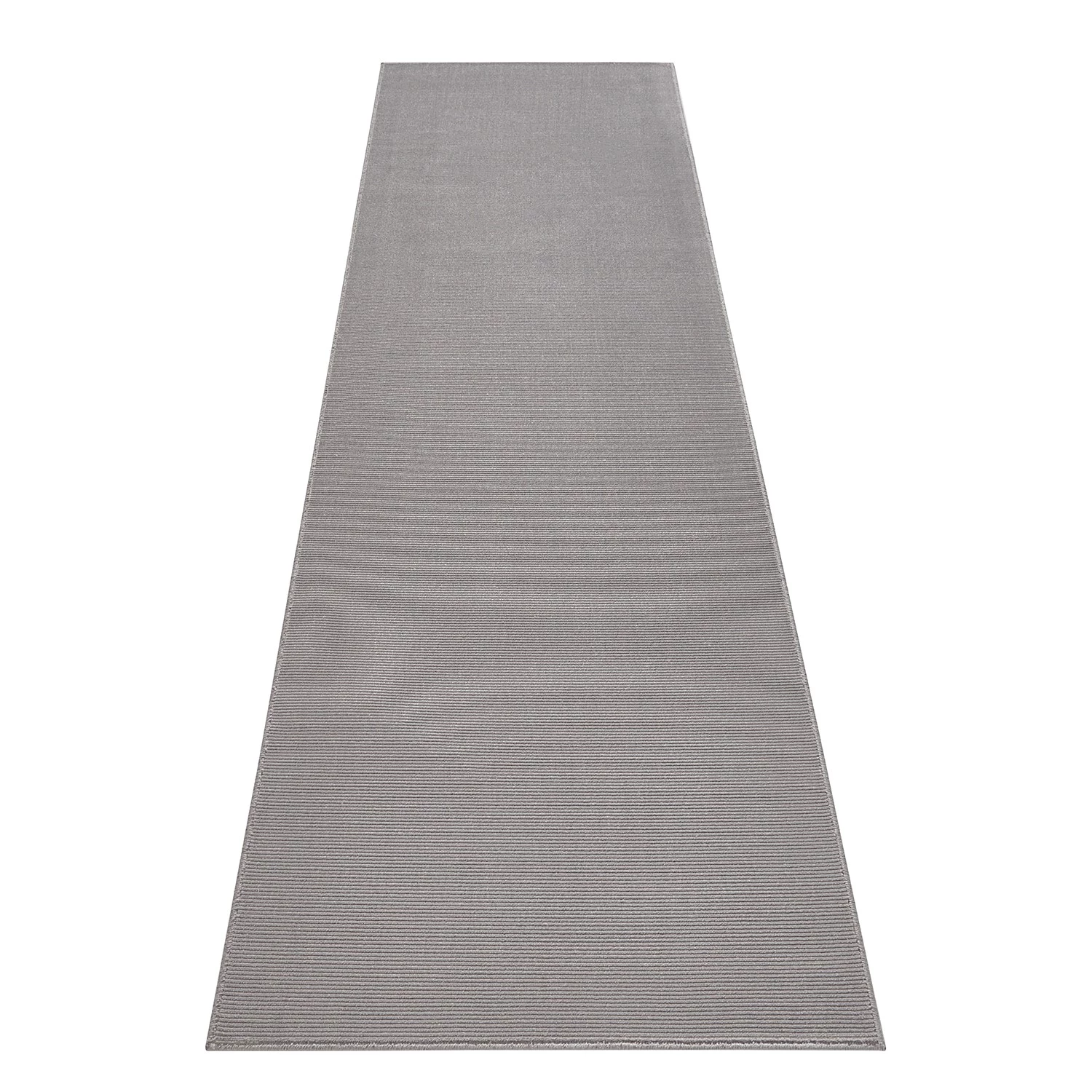 ELLE DECORATION Tapis de couloir Alagnon - Viscose / Polyester - Gris lumineux 4 ELLE DECORATION Tapis de couloir Alagnon - Viscose / Polyester - Gris lumineux – Image 2