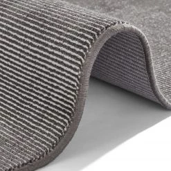 ELLE DECORATION Tapis Alagnon - Viscose / Polyester - Gris foncé - 200 x 300 cm -Tapis Soldes Boutique 1000340701 220401 040 DETAILS P000000001000340701