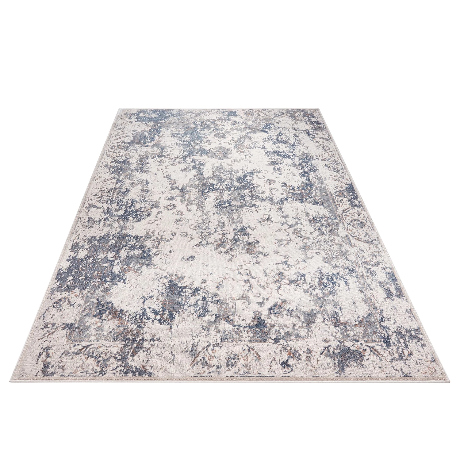 ELLE DECORATION Tapis Corrèze - Viscose / Polyester - Argenté - 80 x 125 cm 5 ELLE DECORATION Tapis Corrèze - Viscose / Polyester - Argenté - 80 x 125 cm – Image 3