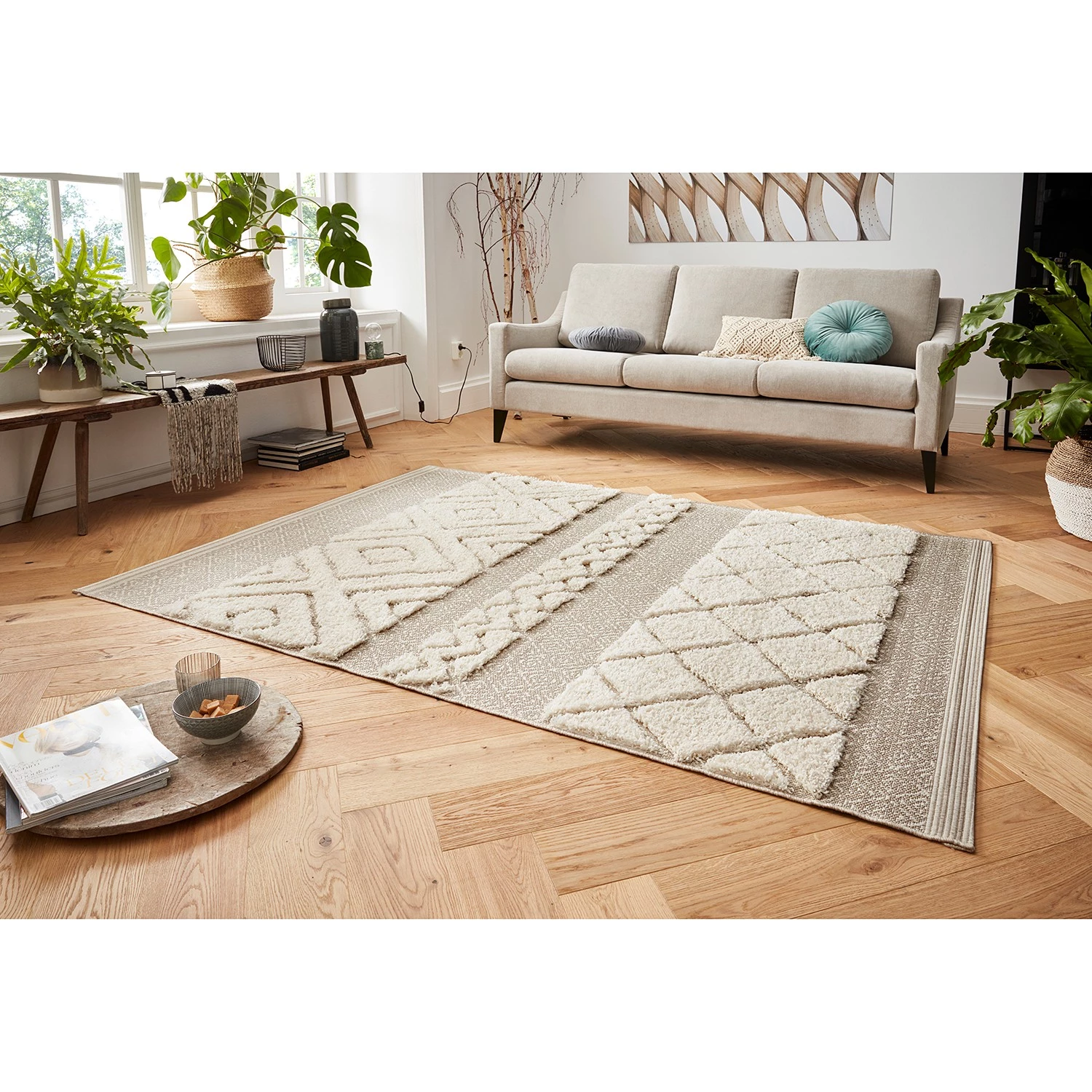 Mint Rugs Tapis intérieur / extérieur Todra - Polypropylène - Crème / Beige - 200 x 290 cm 4 Mint Rugs Tapis intérieur / extérieur Todra - Polypropylène - Crème / Beige - 200 x 290 cm – Image 2