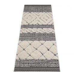 Mint Rugs Tapis de couloir int. / ext. Todra - Polypropylène - Noir / Crème - 80 x 150 cm -Tapis Soldes Boutique 1000340731 220401 030 DETAILS P000000001000340731