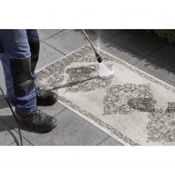 Northrugs Tapis de couloir int. / ext. Cofete - Polypropylène - Gris - 80 x 350 cm -Tapis Soldes Boutique 1000340778 220401 040 DETAILS P000000001000340778