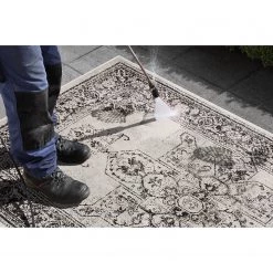 Northrugs Tapis de couloir int. / ext. Badian - Polypropylène - Crème / Noir -Tapis Soldes Boutique 1000340825 220401 040 DETAILS P000000001000340825