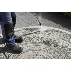 Freundin Home Collection Tapis int. / ext. Rosica - Polypropylène - Vert - Diamètre : 140 cm -Tapis Soldes Boutique 1000340874 220401 040 DETAILS P000000001000340874