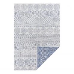 Top Square Tapis int. / ext. Wout - Polypropylène - Bleu - 160 x 230 cm