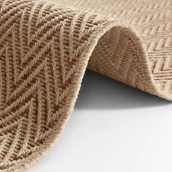 BT Carpet Tapis de couloir int. / ext. Nature 500 - Polypropylène - Terre cuite - 80 x 350 cm -Tapis Soldes Boutique 1000340996 220401 030 DETAILS P000000001000340996