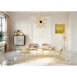 Kare Design Tapis en peau Spike Elegance - Peau de vache / Coton - Multicolore -Tapis Soldes Boutique 1000341123 220411 020 MOOD DETAILS P000000001000341123 mood