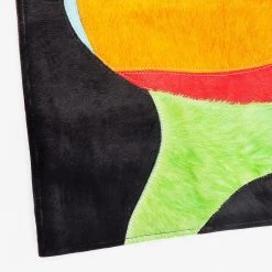 Kare Design Tapis en peau Beauty Pop - Peau de vache / Laine - Multicolore -Tapis Soldes Boutique 1000341135 220411 030 DETAILS P000000001000341135