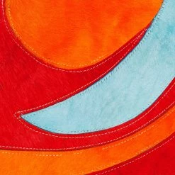 Kare Design Tapis en peau Beauty Pop - Peau de vache / Laine - Multicolore -Tapis Soldes Boutique 1000341135 220411 070 DETAILS P000000001000341135