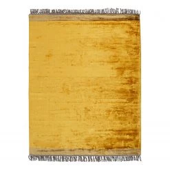 Kare Design Tapis Soleil - Coton / Viscose - Jaune