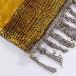 Kare Design Tapis Soleil - Coton / Viscose - Jaune -Tapis Soldes Boutique 1000341141 220411 030 DETAILS P000000001000341141