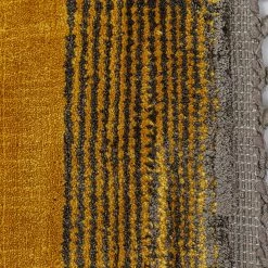 Kare Design Tapis Soleil - Coton / Viscose - Jaune -Tapis Soldes Boutique 1000341141 220411 040 DETAILS P000000001000341141