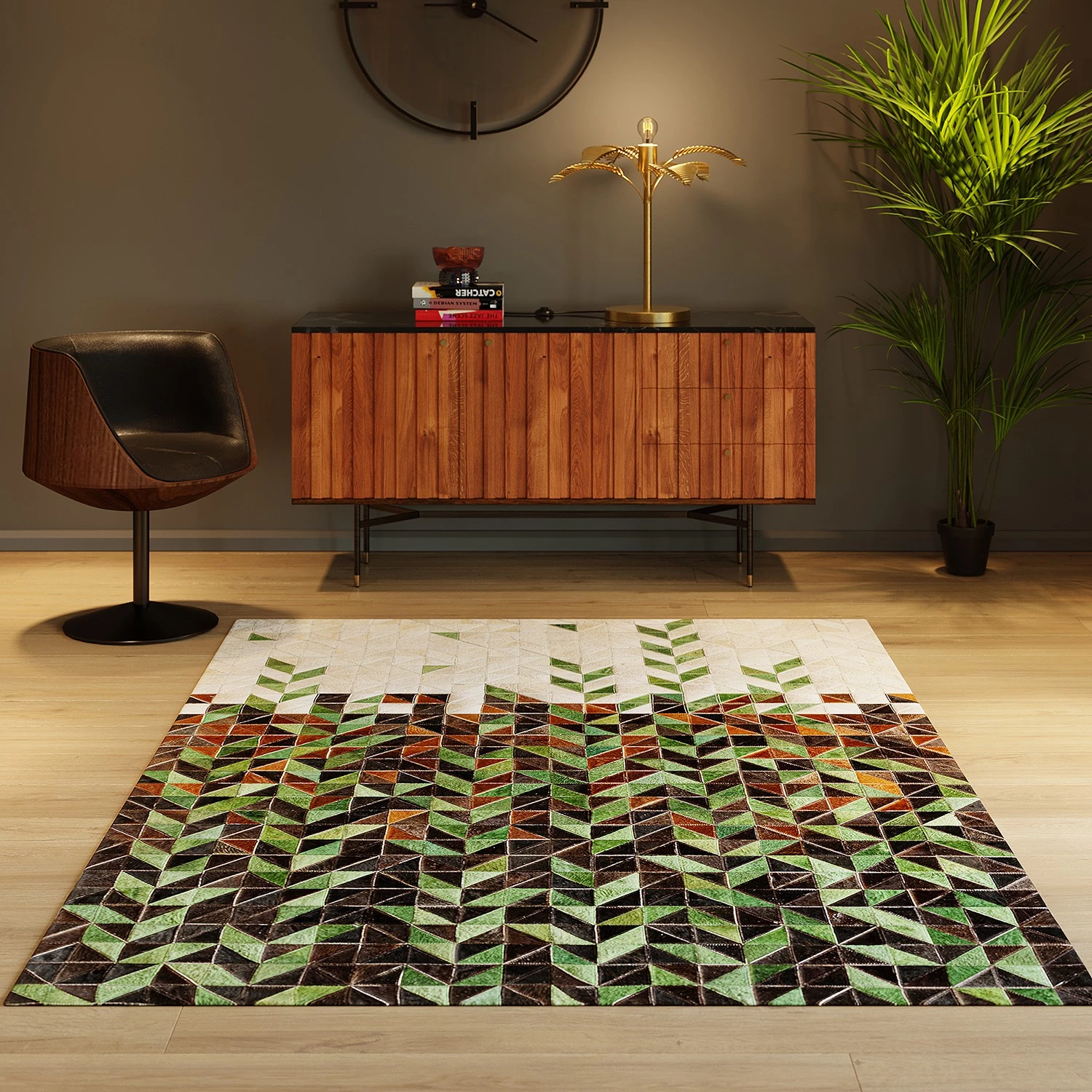 Kare Design Tapis en peau Snippet Fores - Peau de vache / Laine - Multicolore 4 Kare Design Tapis en peau Snippet Fores - Peau de vache / Laine - Multicolore – Image 2