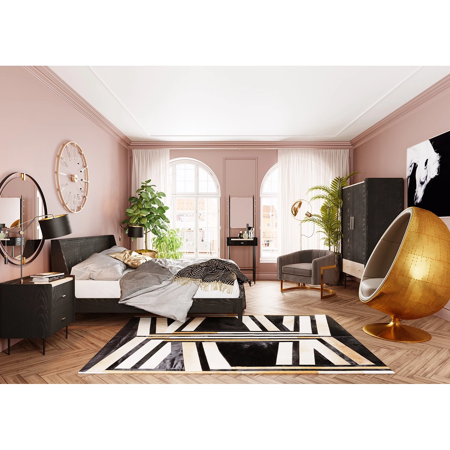 Kare Design Tapis en peau Modern Inca - Peau de vache / Laine - Noir / Multicolore 4 Kare Design Tapis en peau Modern Inca - Peau de vache / Laine - Noir / Multicolore – Image 2